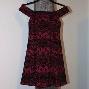 Velvet Design Mini Dress
